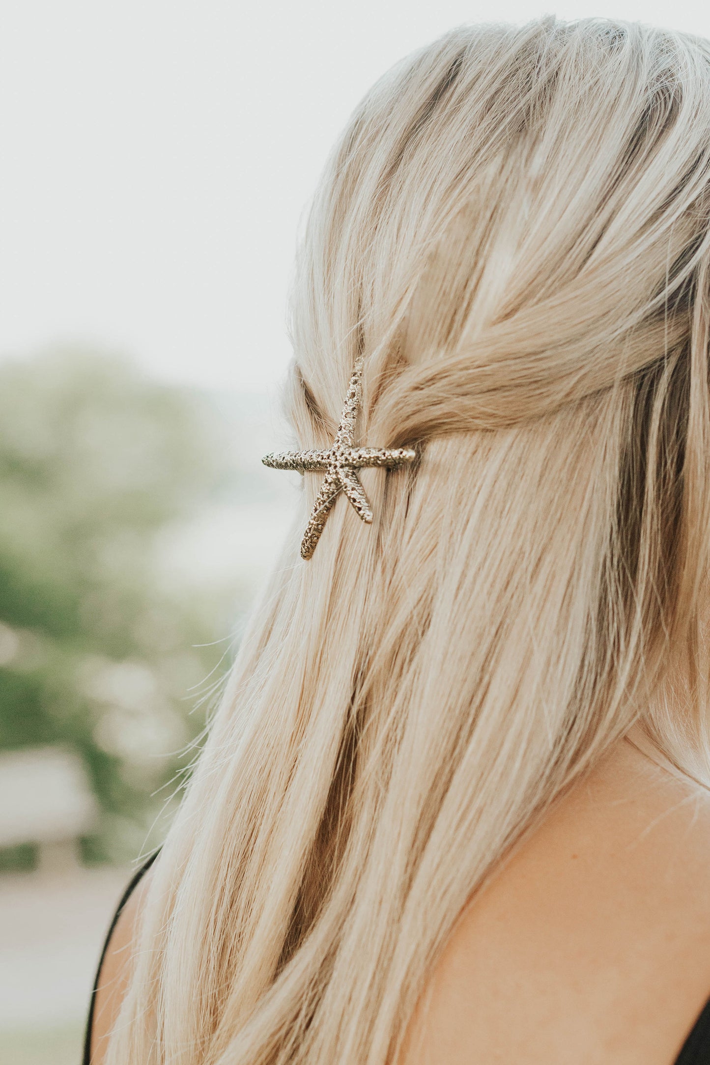 Starfish Hair Clip | Bridal Beach Wedding Hair Accessory | Nautical Maritime Mermaid Ariel Hair Clasp | Stylish Evening Party Summer Style