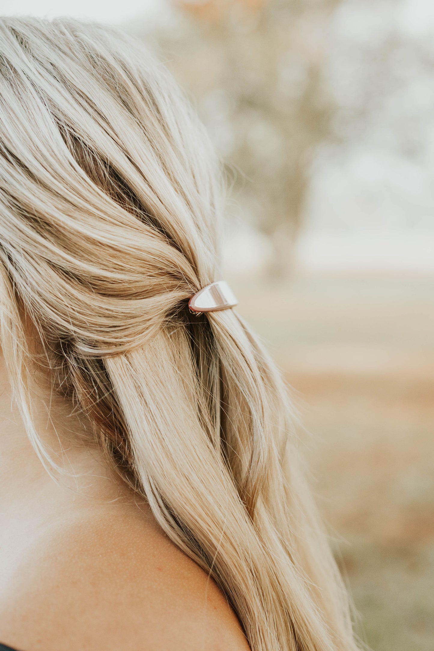 Acrylic Hair Clip | Lucite Pink Green Caramel Grape | Simple Long Thin Bar French Barrette | Strong Grip Ponytail Holder Casual Accessory