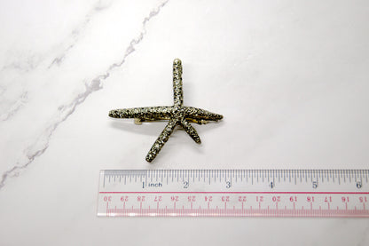 Starfish Hair Clip | Bridal Beach Wedding Hair Accessory | Nautical Maritime Mermaid Ariel Hair Clasp | Stylish Evening Party Summer Style